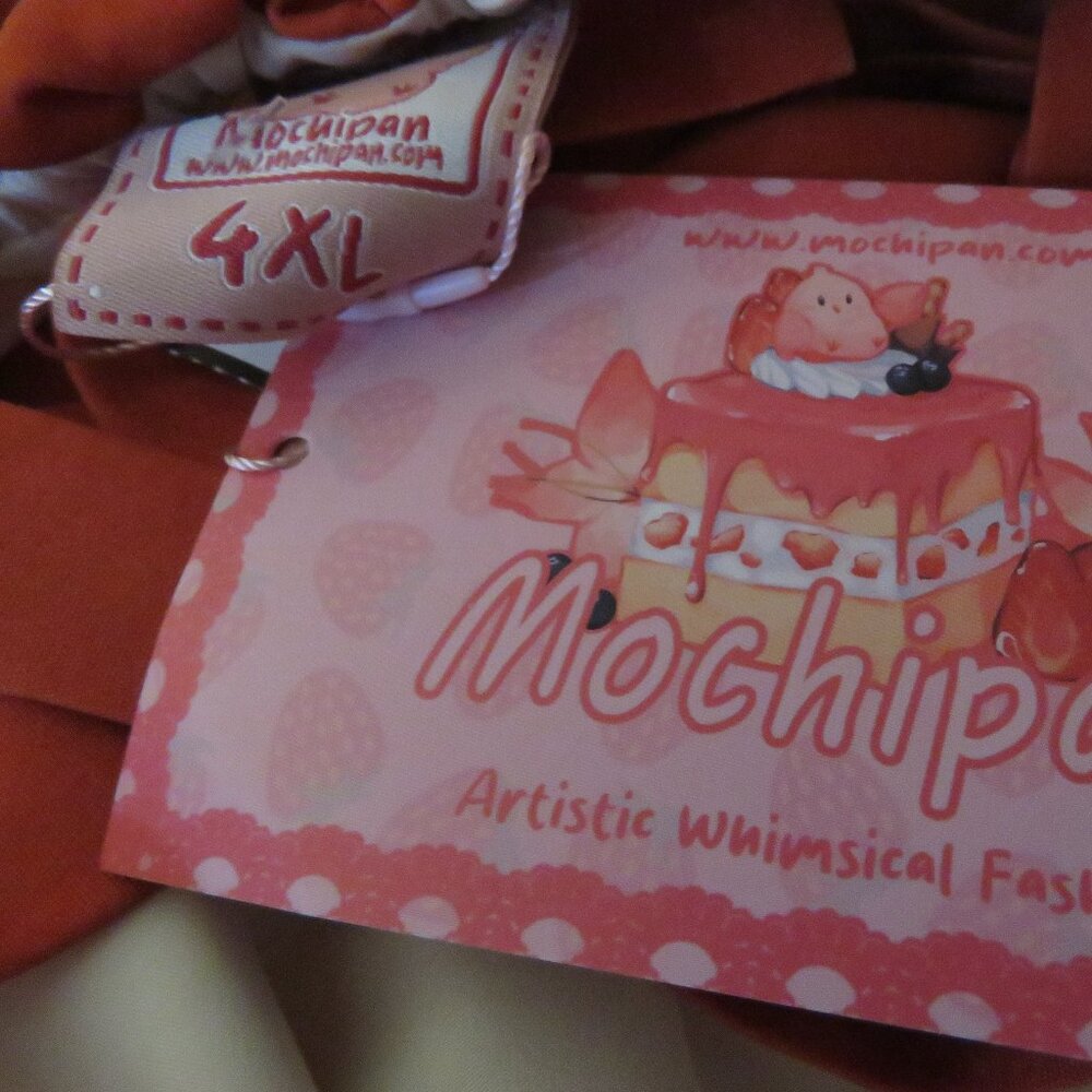 MOCHIPAN Amanita Long Mushroom Dress Whimsical Mushroomcore Coquette 4XL NWT - Picture 15 of 16